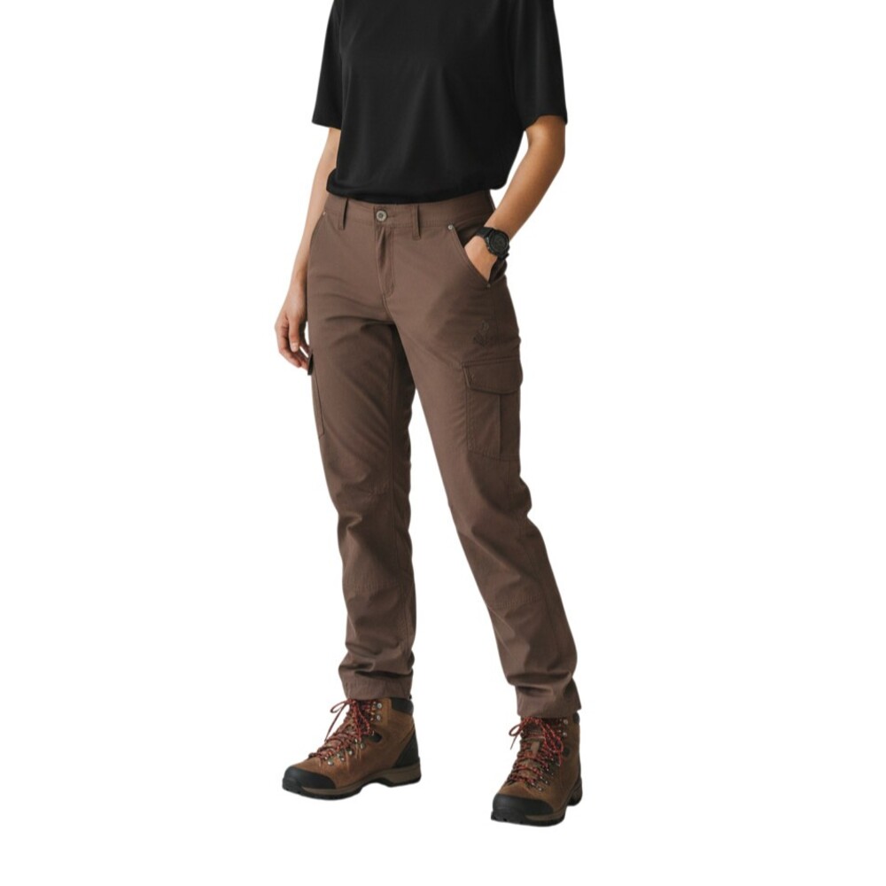 Kuhl Freeflex Roll Up Pant Size 6 SHORT Dark Brown Convertible Hiking Style 6326